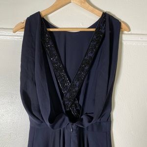 CLUB MONACO silk evening gown with amazing back